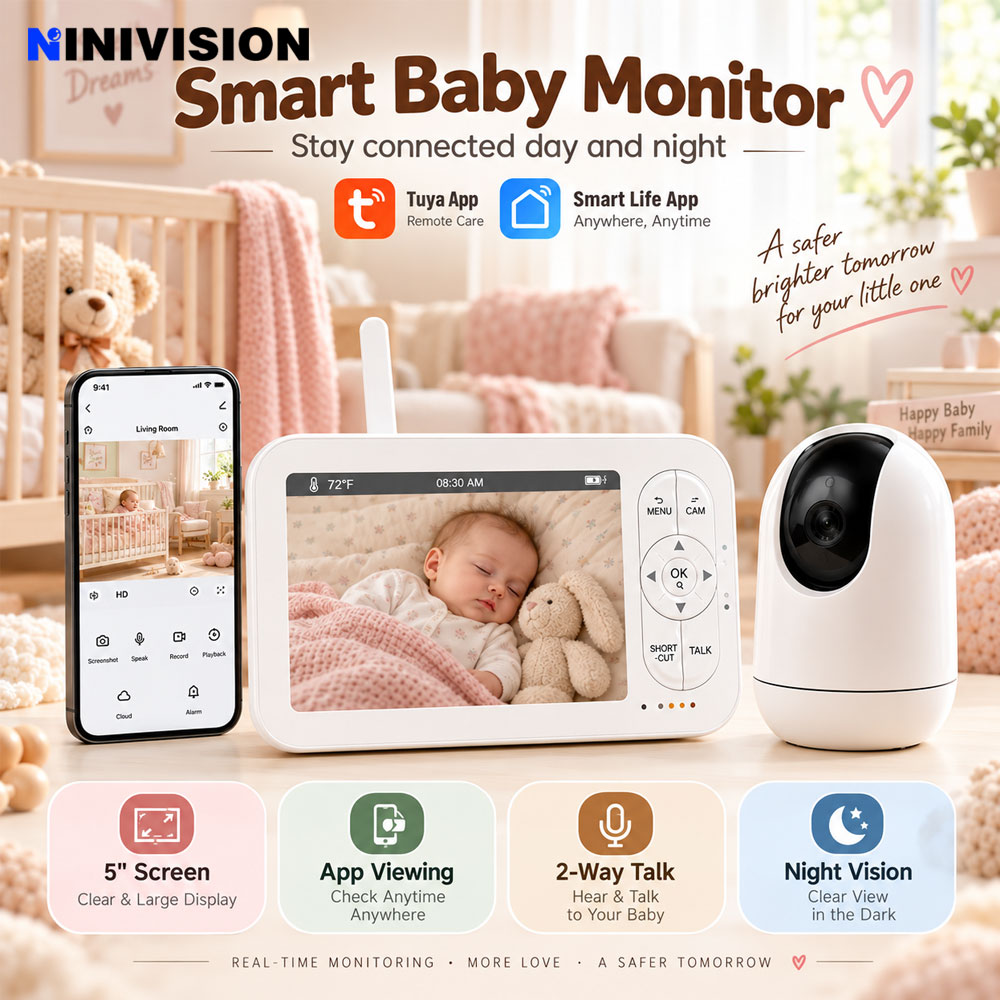 Baby Nursery Videos - 5 Inch HD Video Baby Monitor