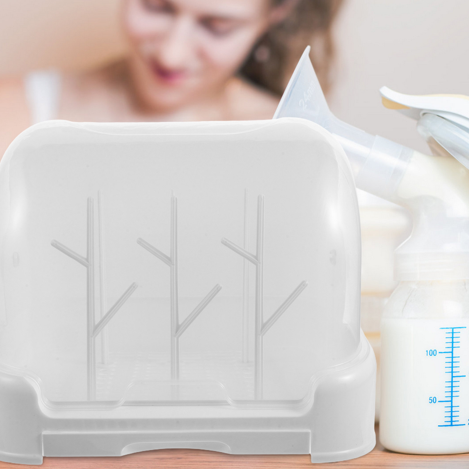 Baby Nursery Storage - 1Set Baby Bottle Drying Rack with