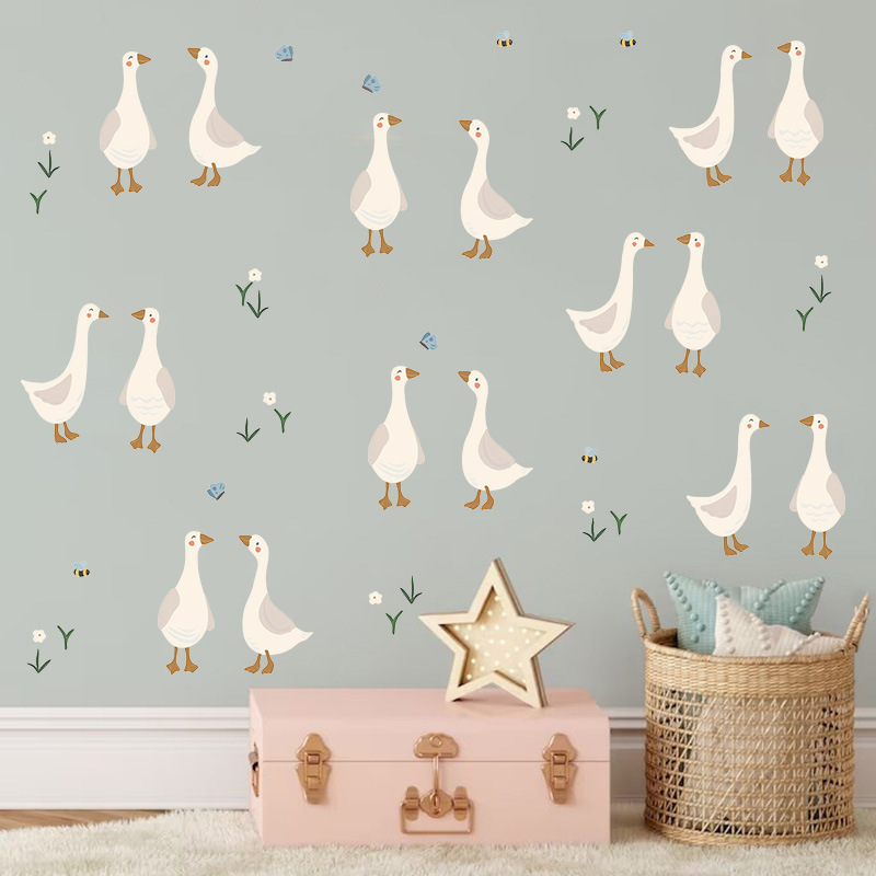 Baby Nursery Furniture Sets - Cute Duckling Wall Sticker Funny Duck