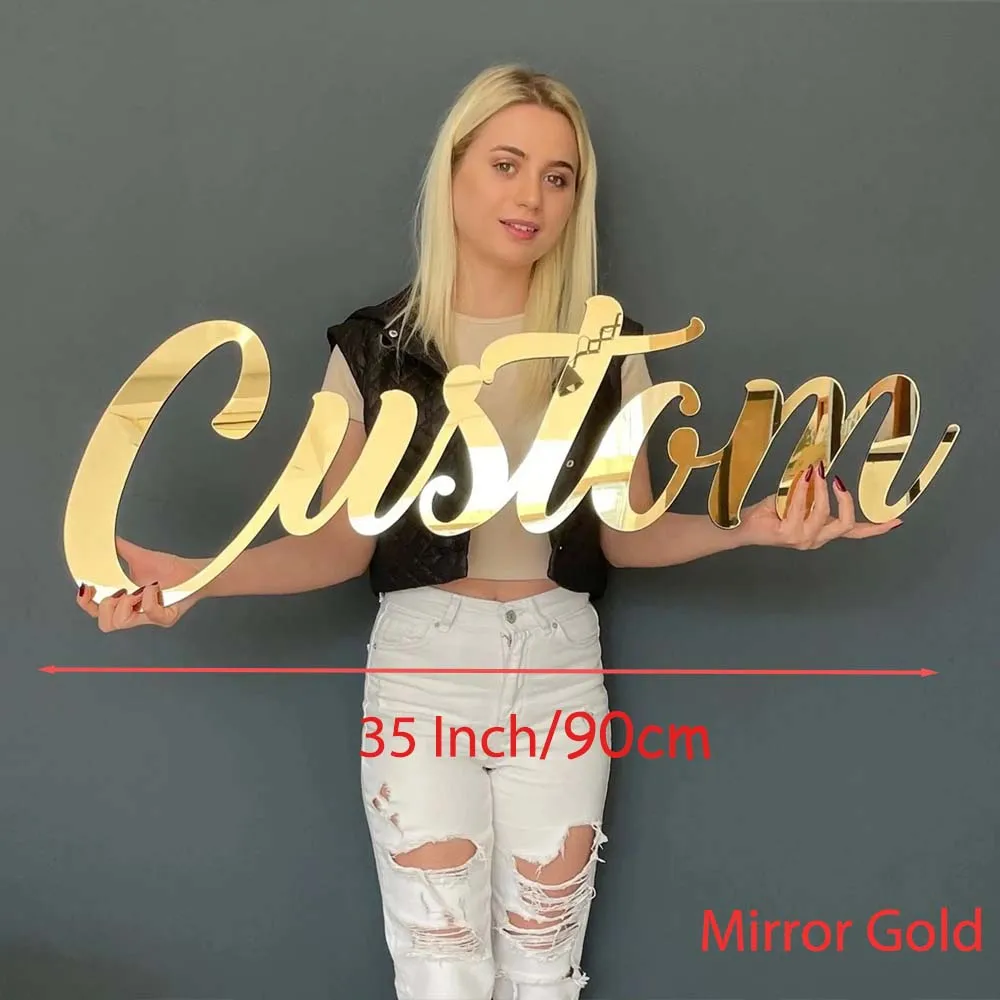 Custom Baby Name Sign Decor Pe - Baby Nursery Mirror 评论和价格
