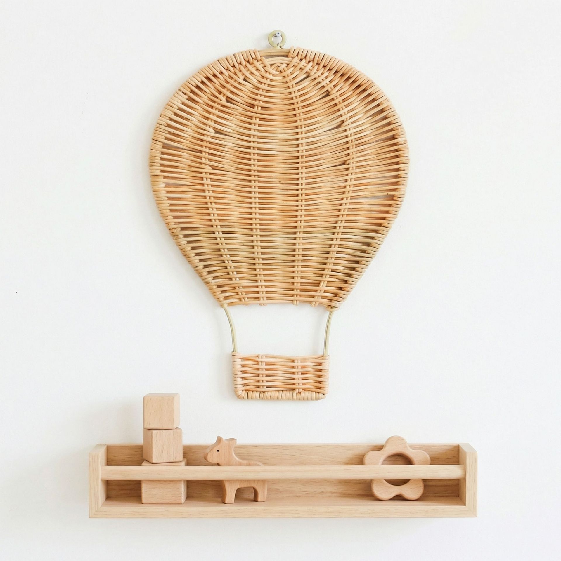 Handmade Rattan Woven Hot Air  - Baby Nursery Hot Air Balloon 评论和价格