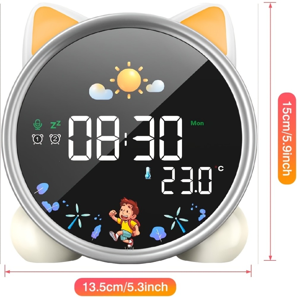 Kids Alarm Clock Ready to Rise - Sound Sleep Trainer Clock 评论和价格