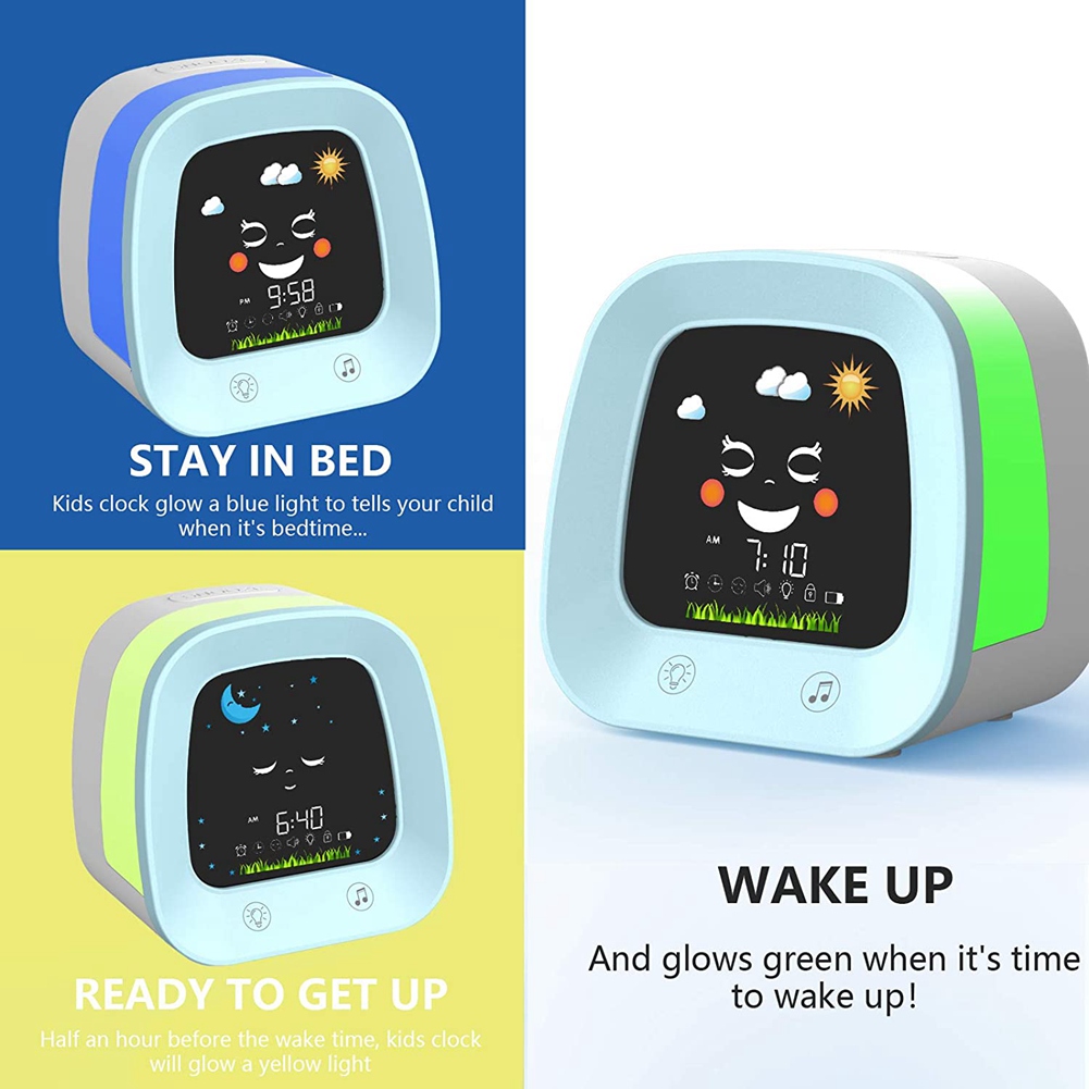 A68P-1 Set Alarm Clock Alarm C - Sound Sleep Trainer Clock 评论和价格