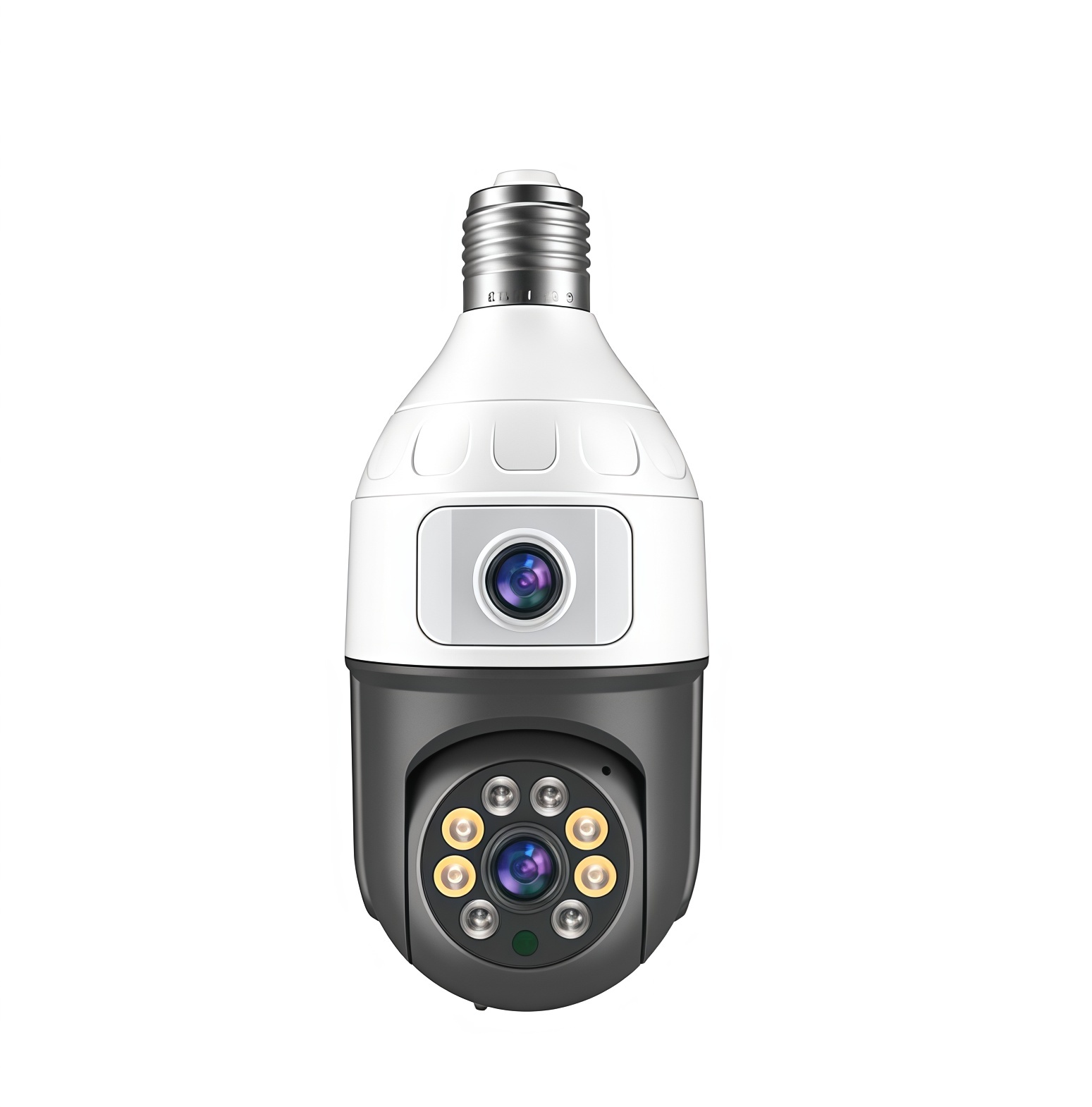 4MP Bulb E27 Dual Lens 360 Ind - Baby Nursery Night Light 评论和价格