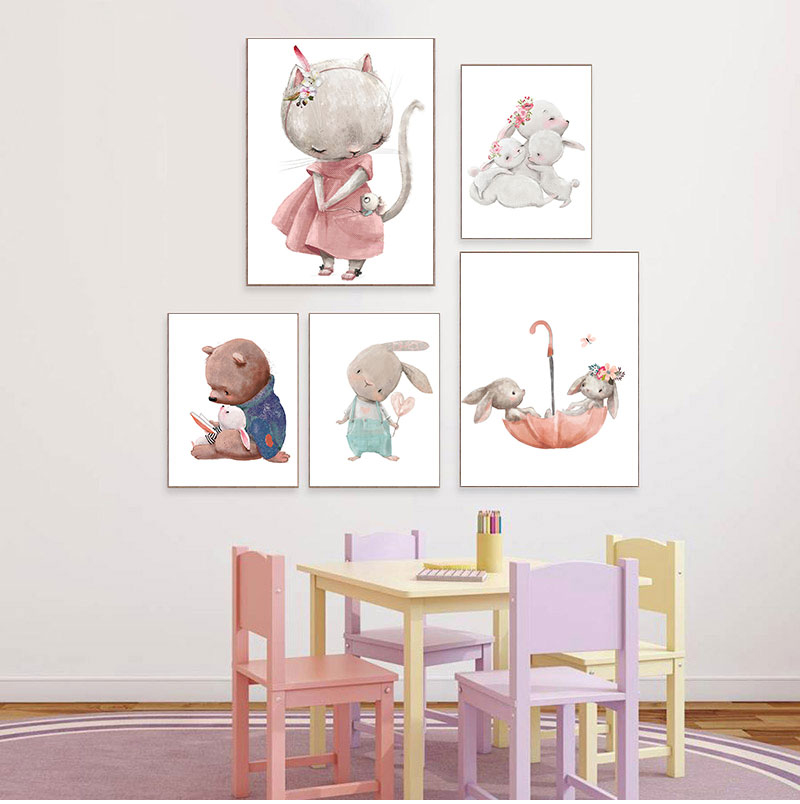 1PC frameless decorative art p - Animals Baby Nursery 评论和价格
