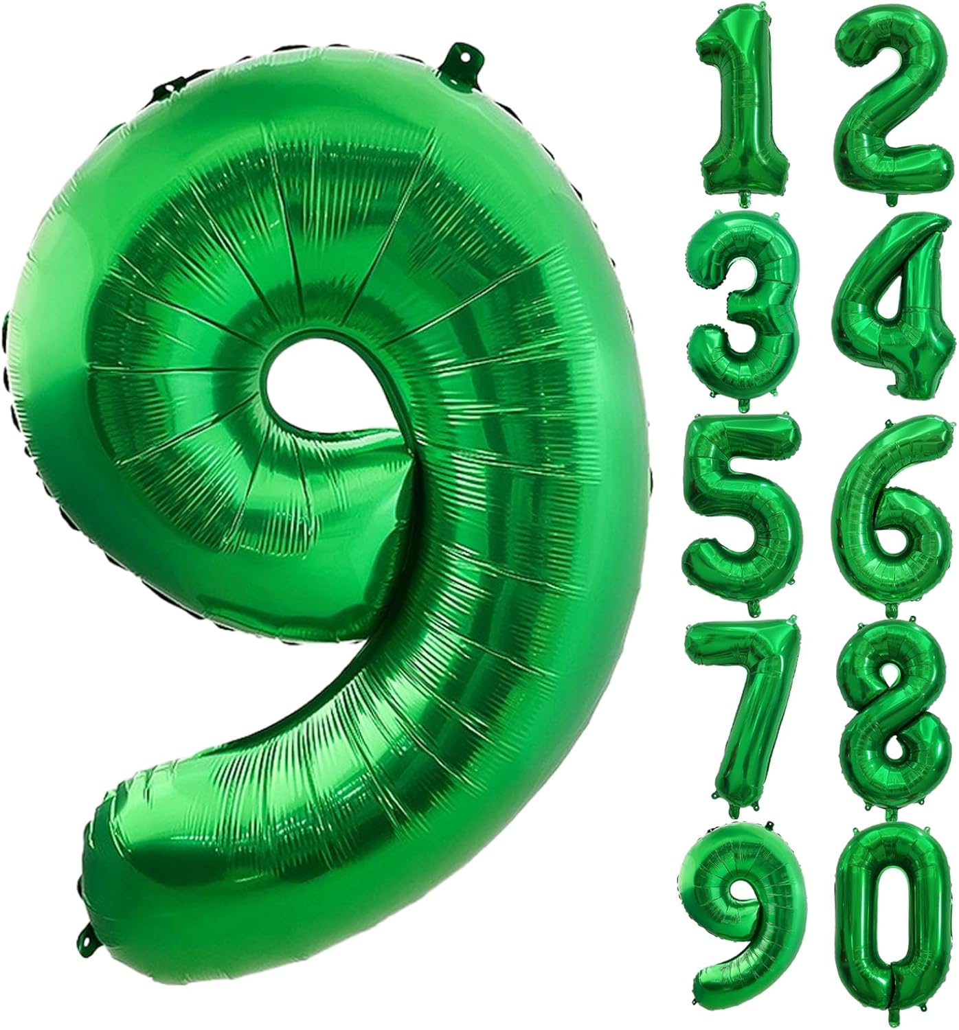 32 Inch Green Number Foil Ball - Baby Nursery Jungle Theme 评论和价格