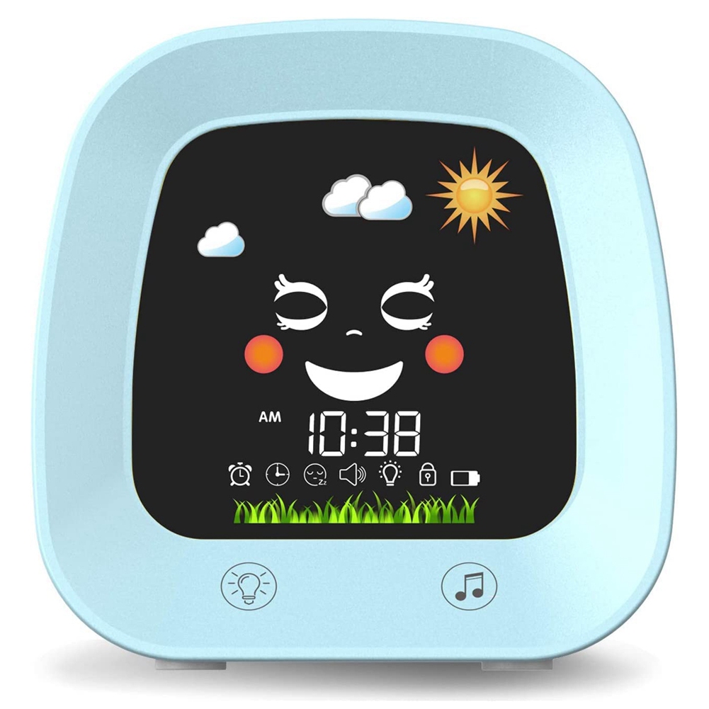 A23E-1 Set Alarm Clock For Kid - Sound Sleep Trainer Clock 评论和价格