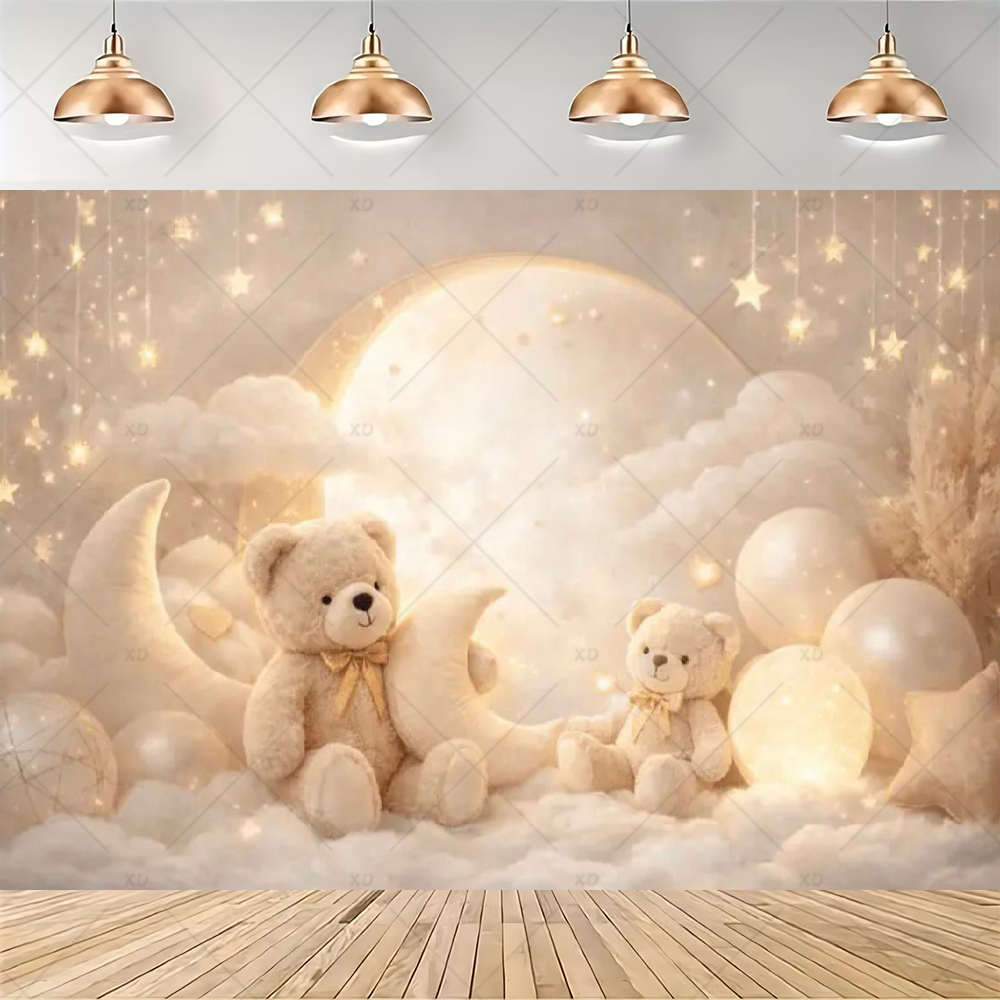 Teddy Bear Hot Air Balloon Bac - Baby Nursery Hot Air Balloon 评论和价格