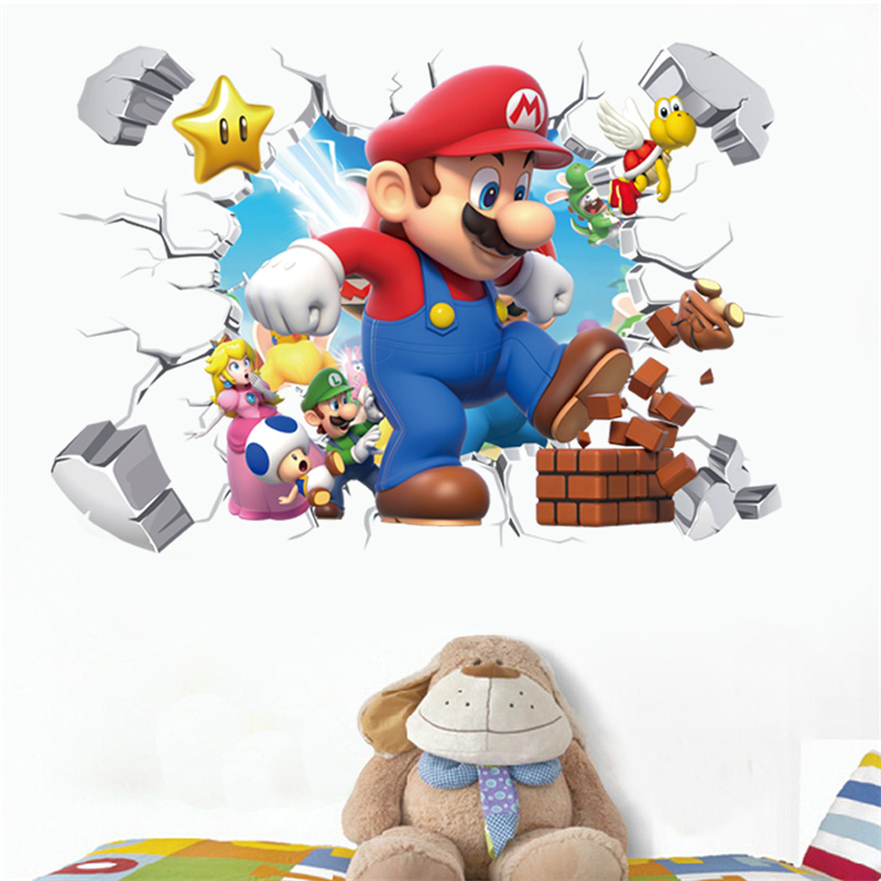 3D Cartoon Anime Game Characte - Baby Nursery Vinyl 评论和价格