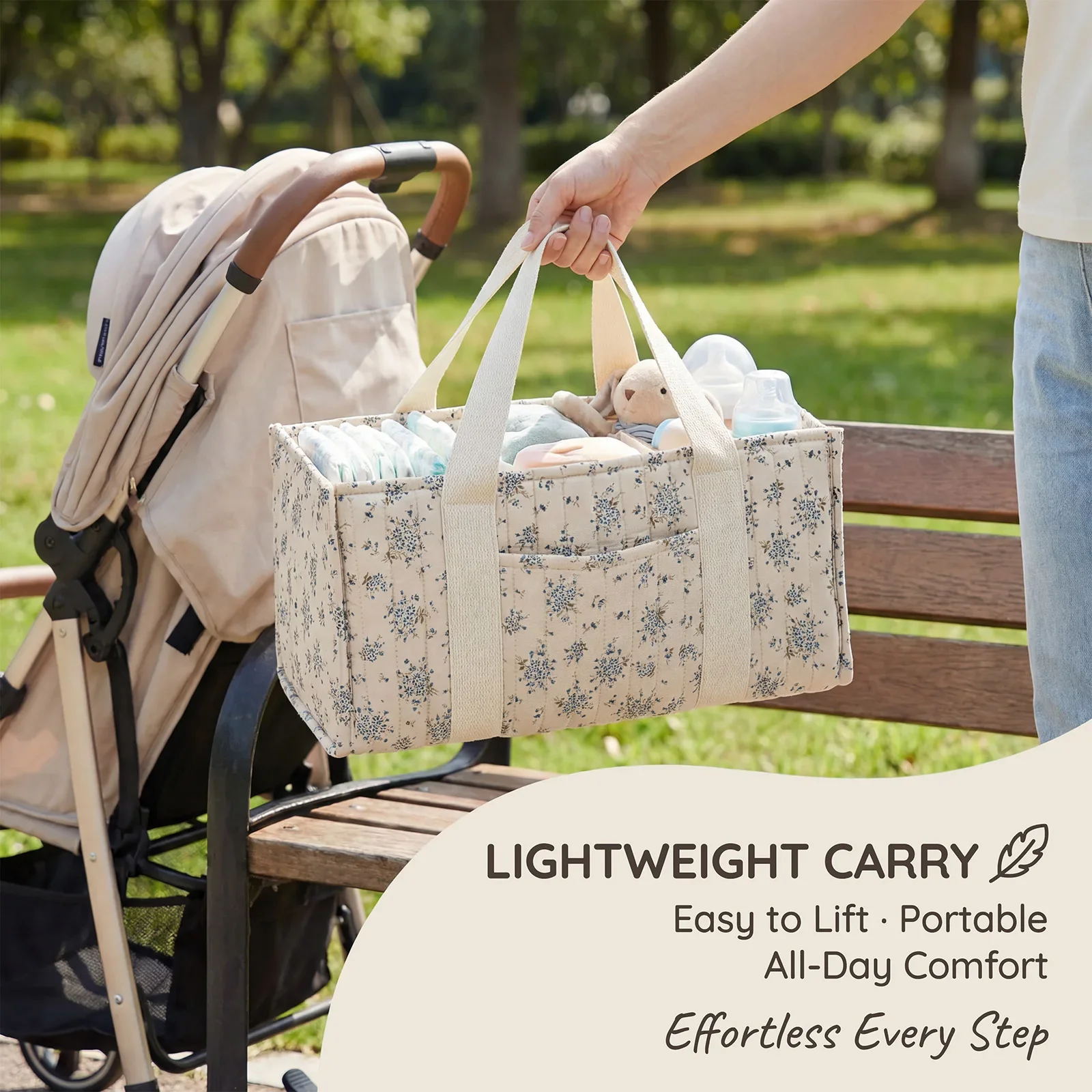 Foldable Diaper Caddy Organize - Baby Nursery Storage 评论和价格