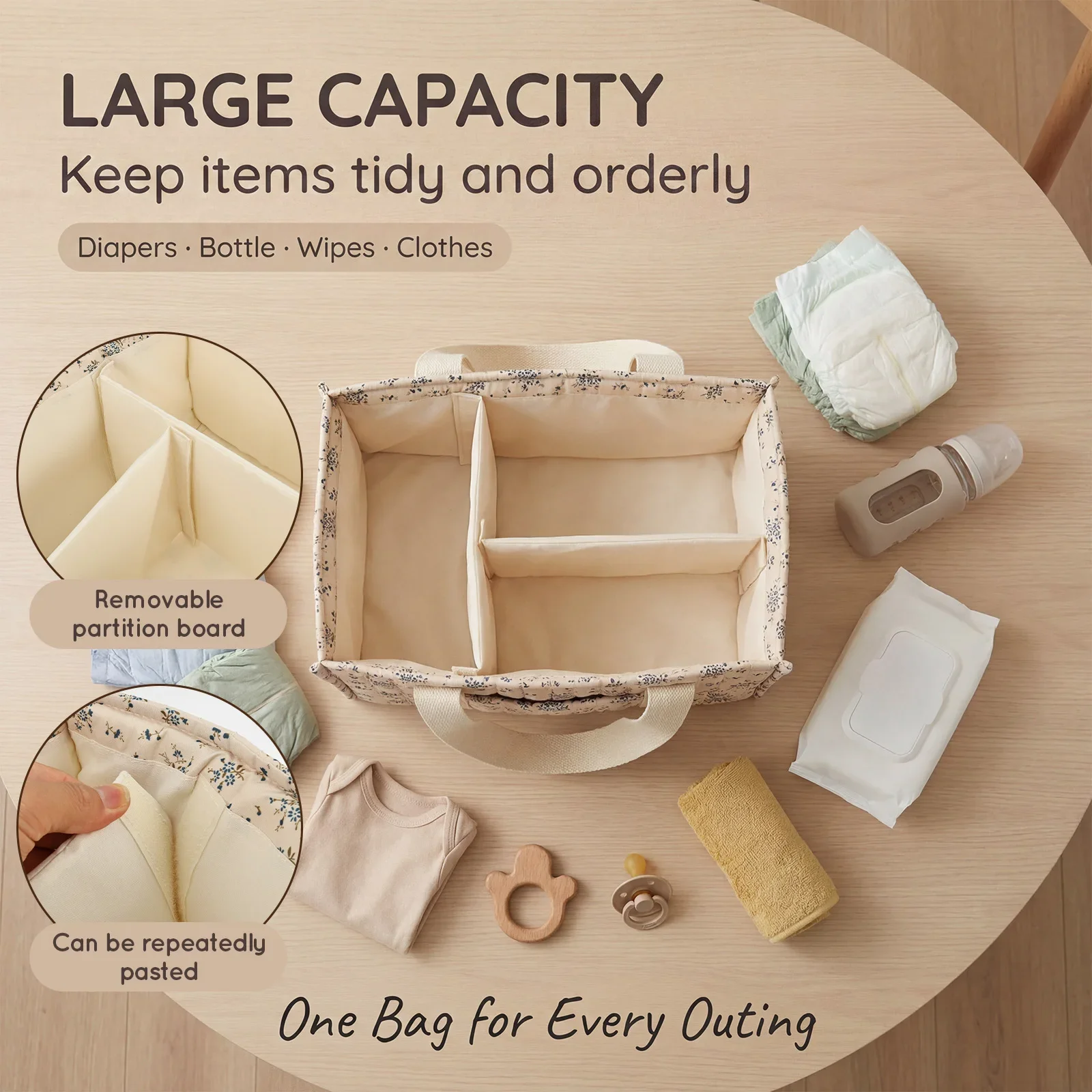 Foldable Diaper Caddy Organize - Baby Nursery Storage 评论和价格
