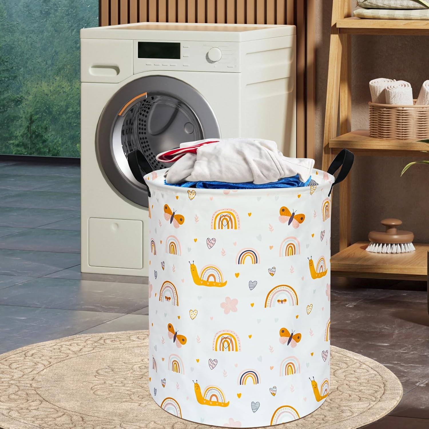 Large Laundry Basket Canvas St - Baby Nursery Laundry Basket 评论和价格