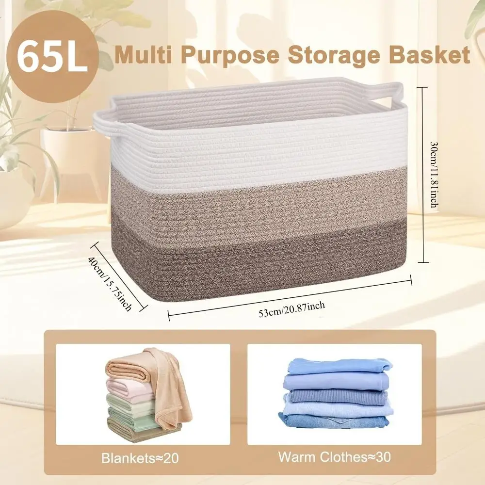Extra Large 65L Capacity Stora - Baby Nursery Laundry Basket 评论和价格