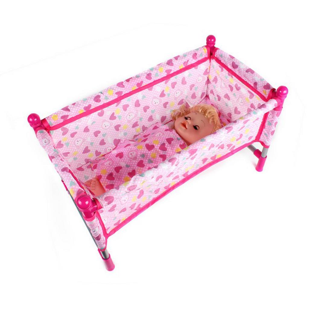 Simulation Baby Doll Bed Crib  - Baby Nursery Furniture Sets 评论和价格