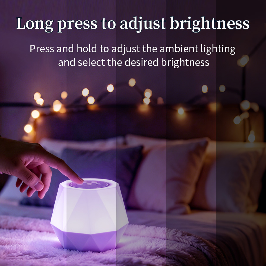 7 Colors White Noise Function  - Baby Nursery Night Light 评论和价格
