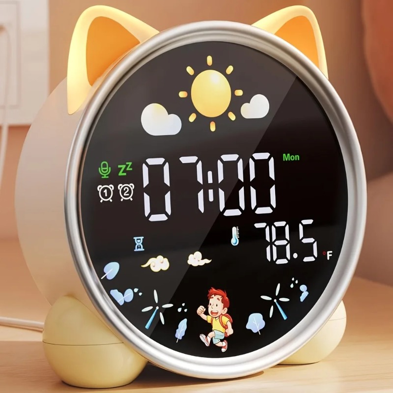 Kids Alarm Clock Ready to Rise - Sound Sleep Trainer Clock 评论和价格