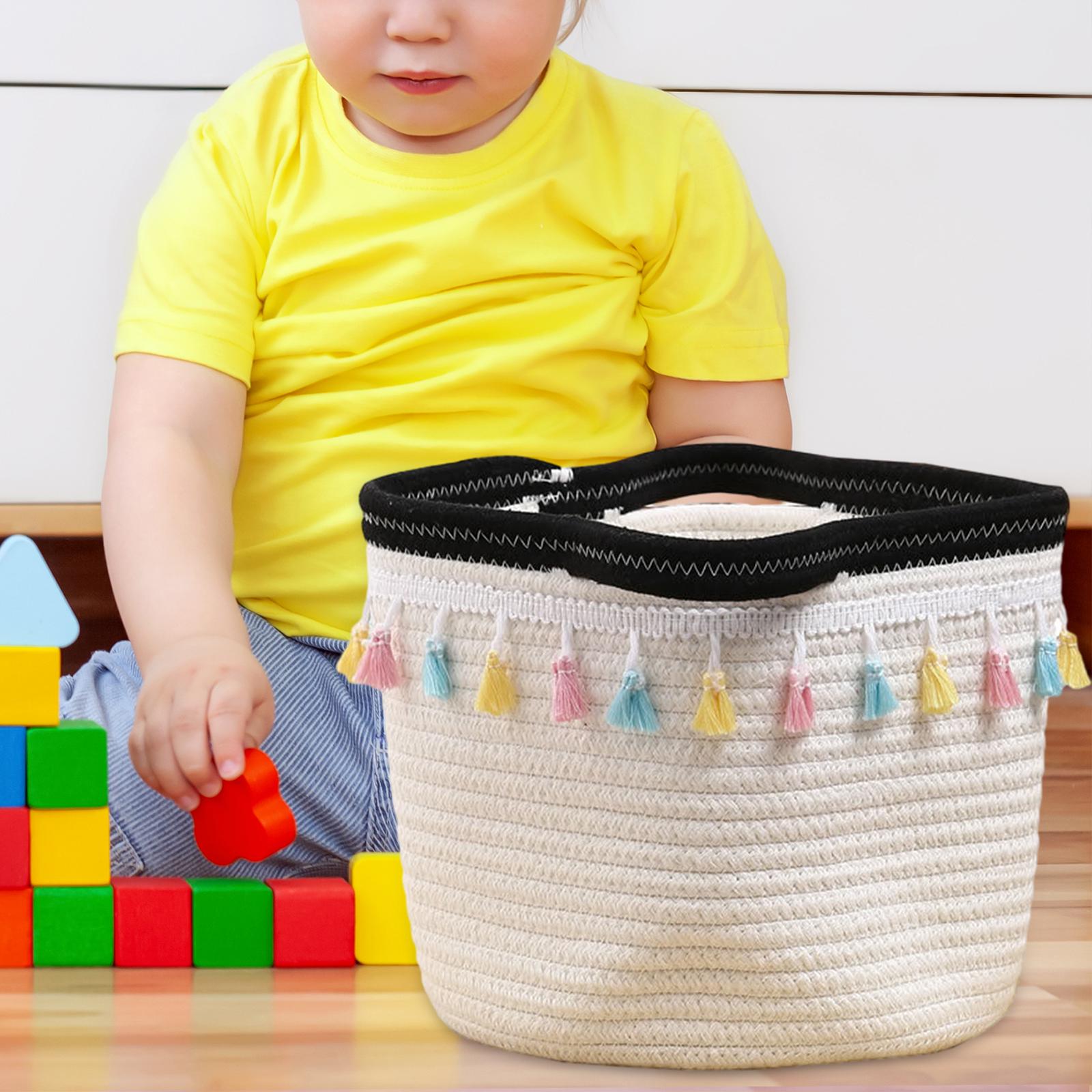 Foldable Cotton Rope Laundry H - Baby Nursery Laundry Basket 评论和价格