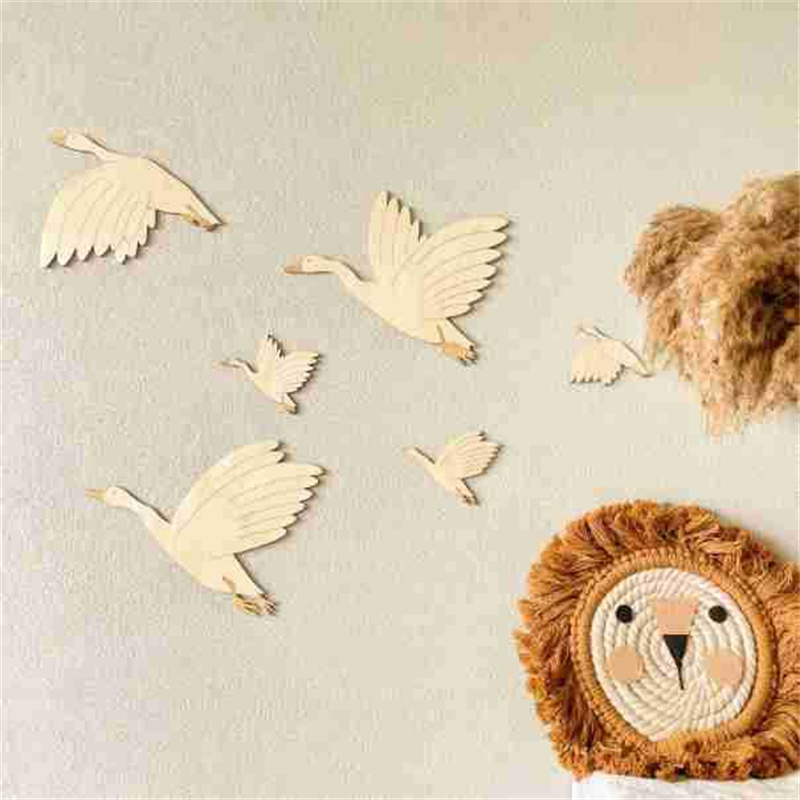 Wooden Cygnet Wall Sticker Set - Baby Nursery Furniture Sets 评论和价格