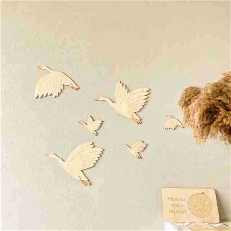 Wooden Cygnet Wall Sticker Set - Baby Nursery Furniture Sets 评论和价格