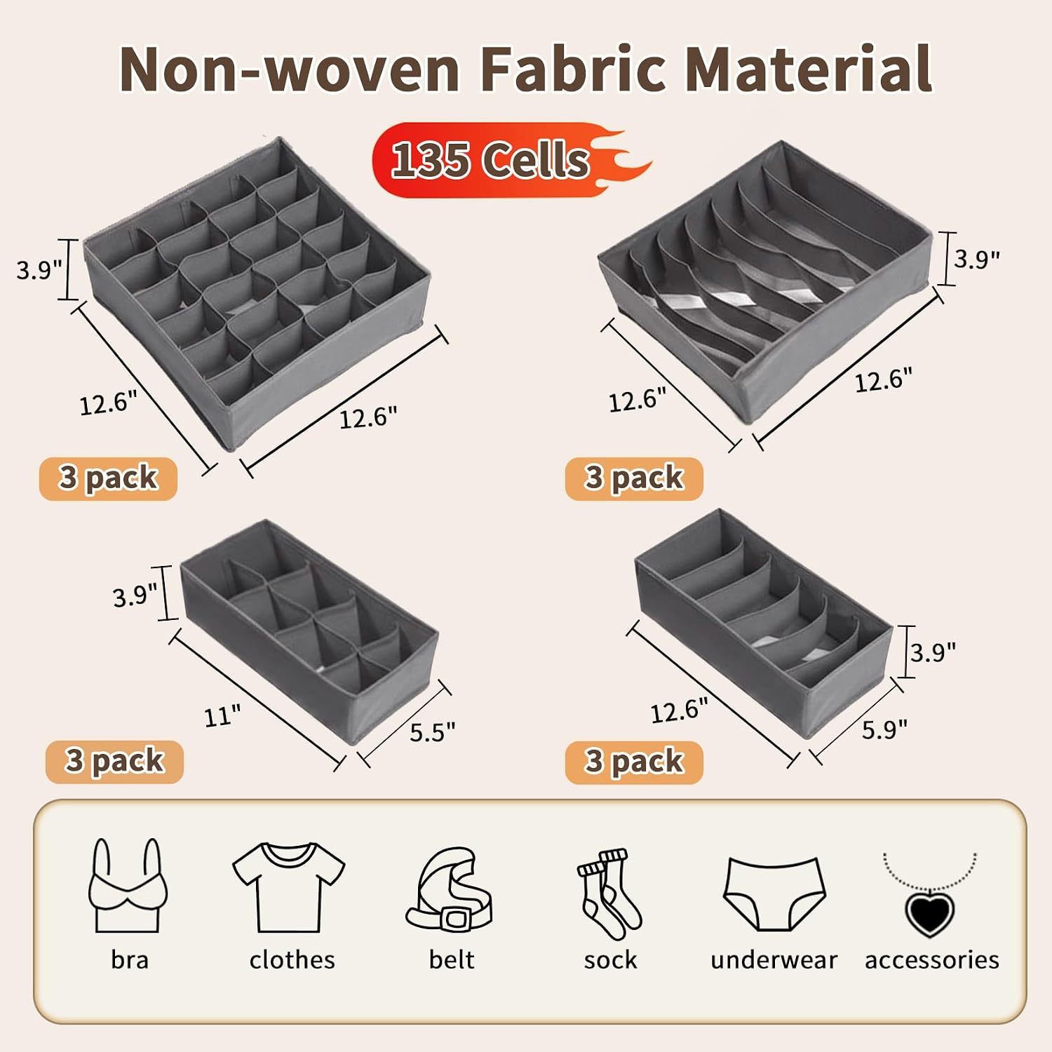Garvee Home Space-Saving 12Pac - Baby Nursery Drawers 评论和价格