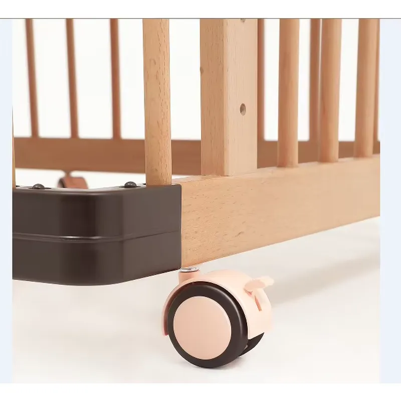 Solid Beech Wood Baby Crib Mul - Baby Nursery Furniture Sets 评论和价格