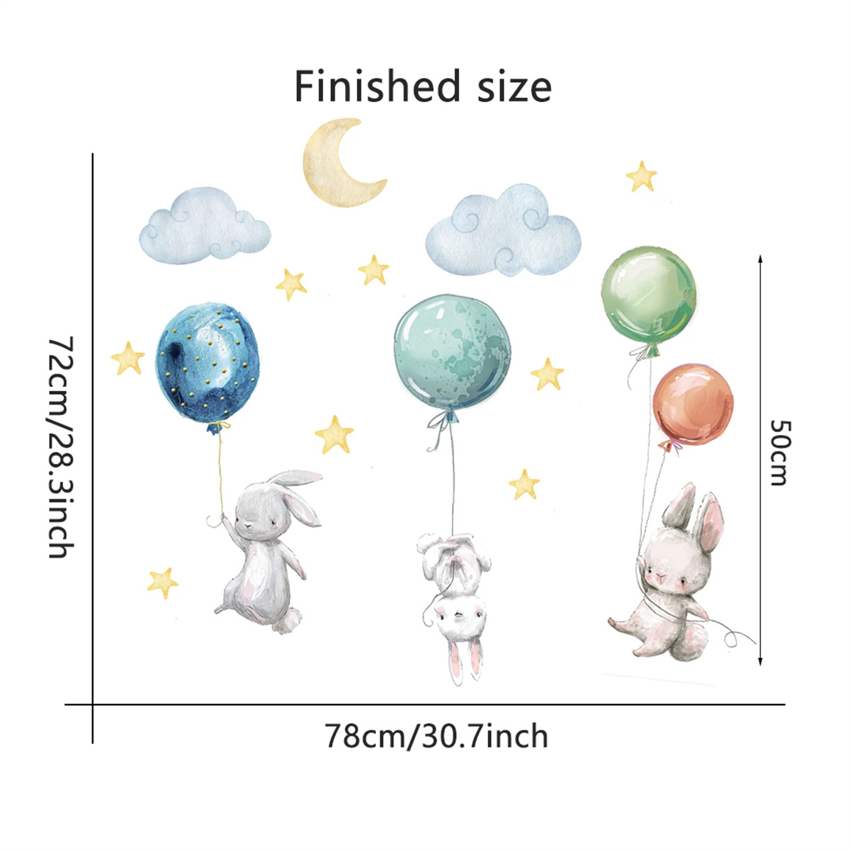 Cartoon Hot Air Balloon Animal - Baby Nursery Hot Air Balloon 评论和价格