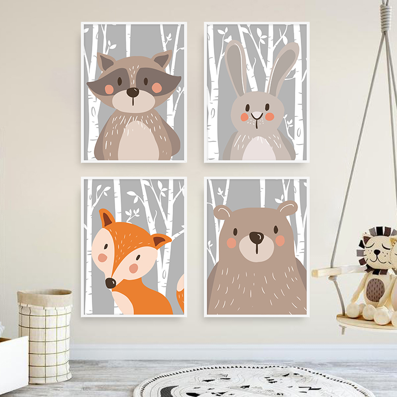 1Pc/3Pcs Safari Animal Nursery - Baby Nursery Jungle Theme 评论和价格