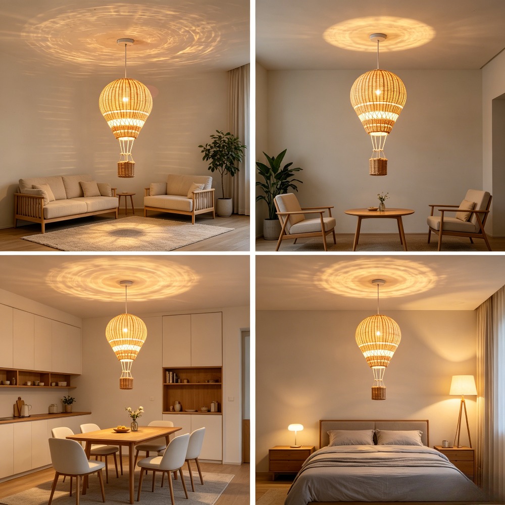 Hot Air Balloon Chandeliers LE - Baby Nursery Hot Air Balloon 评论和价格