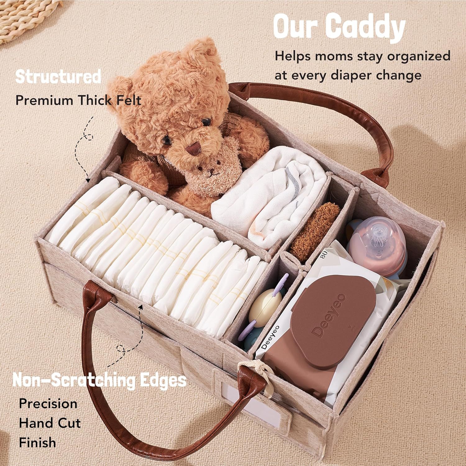 Baby Felt Storage Nursery Orga - Baby Nursery Storage 评论和价格