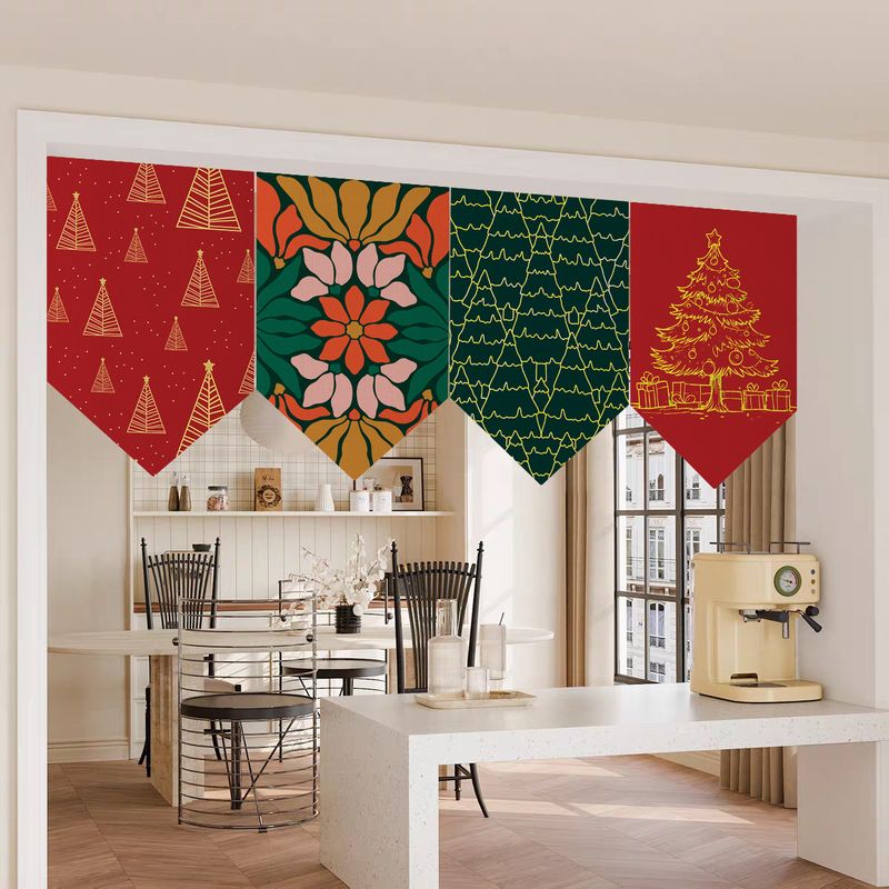 VIKAMA Christmas Triangle Penn - Blackout Curtain Nursery 评论和价格