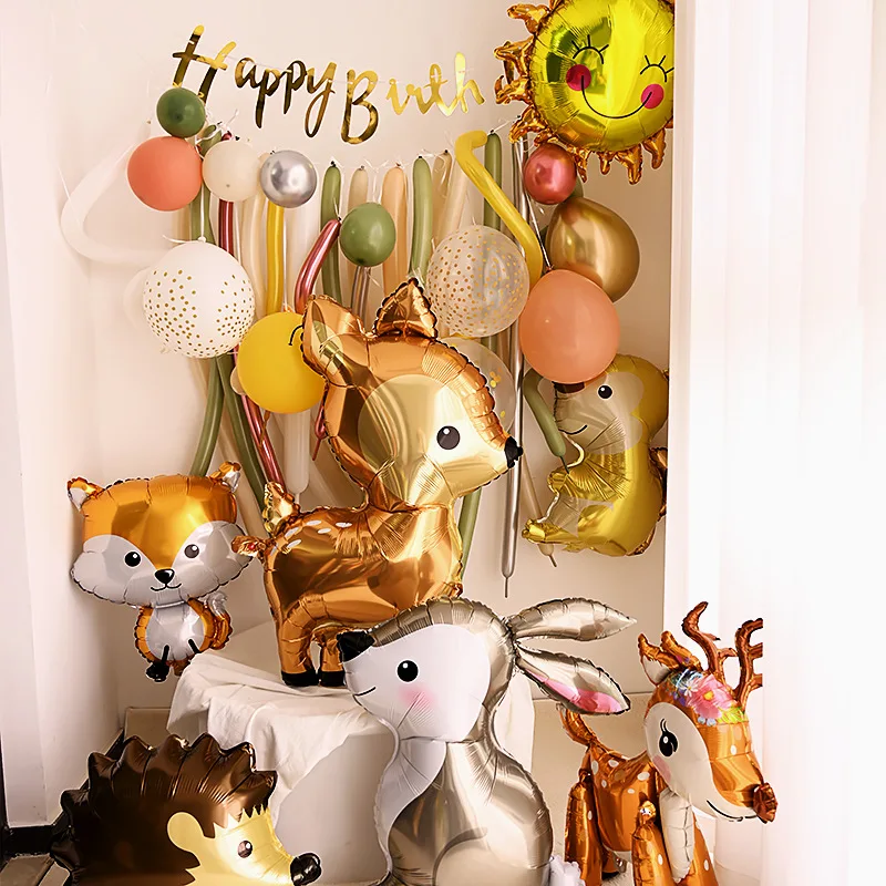 Jungle Safari Theme Deer Foil  - Baby Nursery Jungle Theme 评论和价格