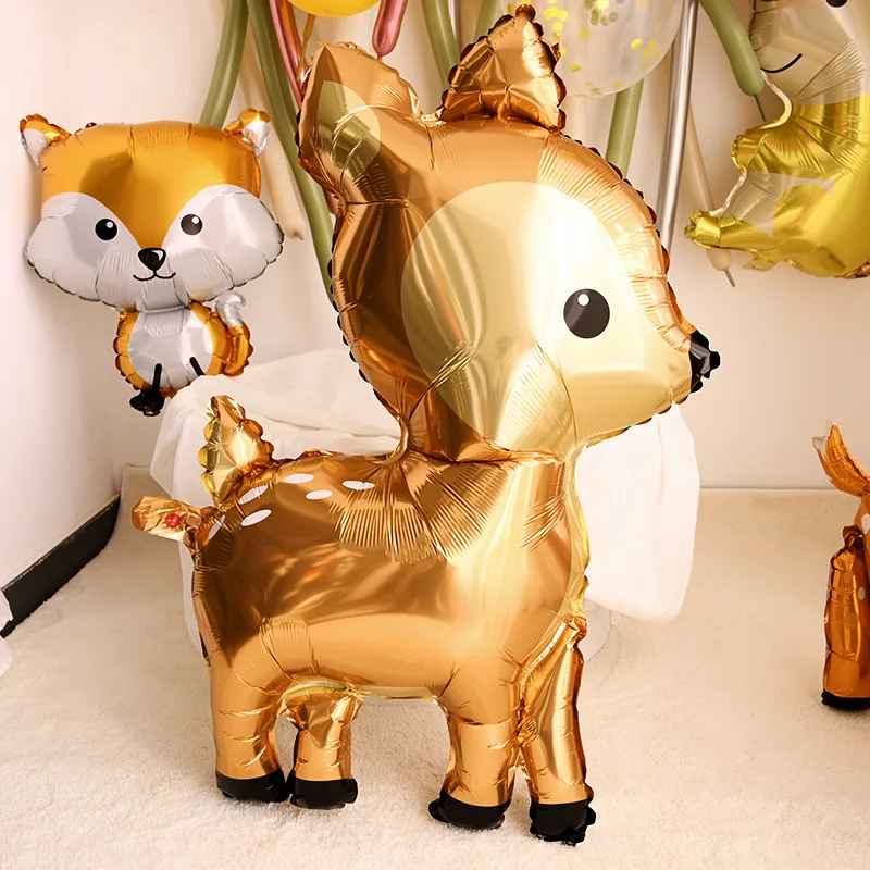 Jungle Safari Theme Deer Foil  - Baby Nursery Jungle Theme 评论和价格