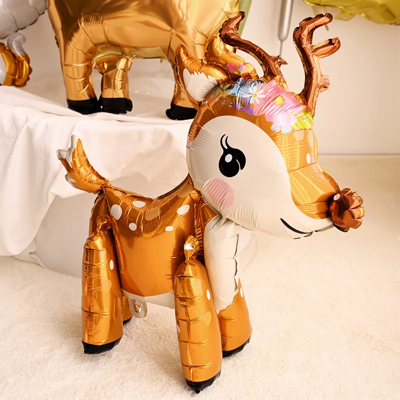 Jungle Safari Theme Deer Foil  - Baby Nursery Jungle Theme 评论和价格