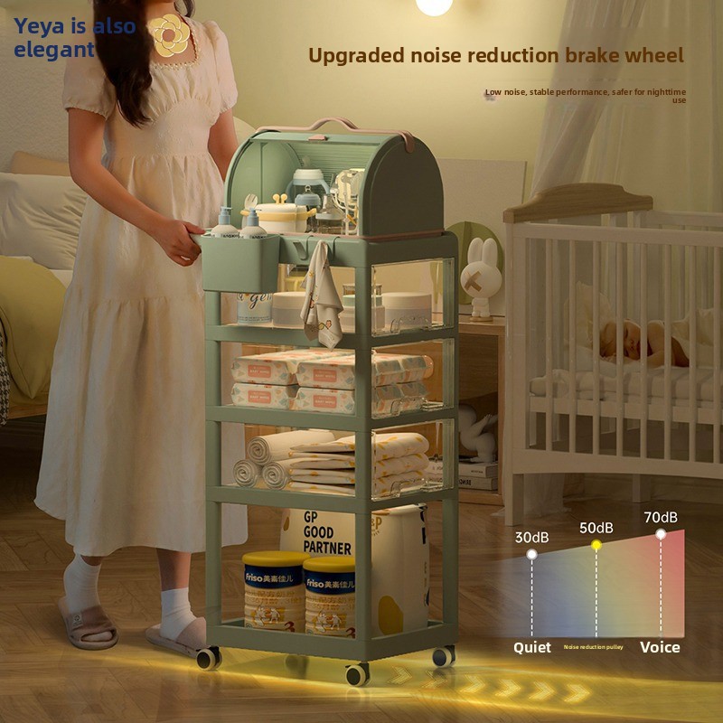Movable Baby Storage Cart Mult - Baby Nursery Drawers 评论和价格