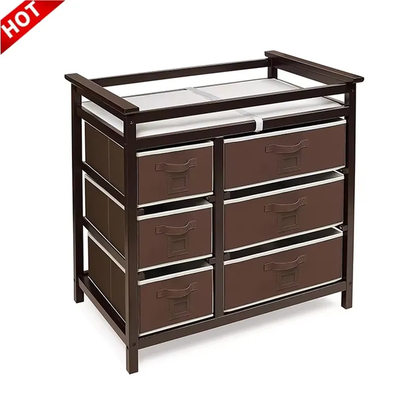 Modern Wooden Baby Dresser wit - Baby Nursery Storage 评论和价格