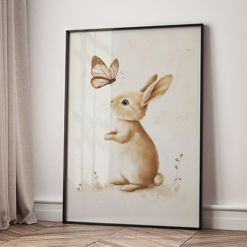 Bear Rabbit Fox Deer Squirrel  - Animals Baby Nursery 评论和价格