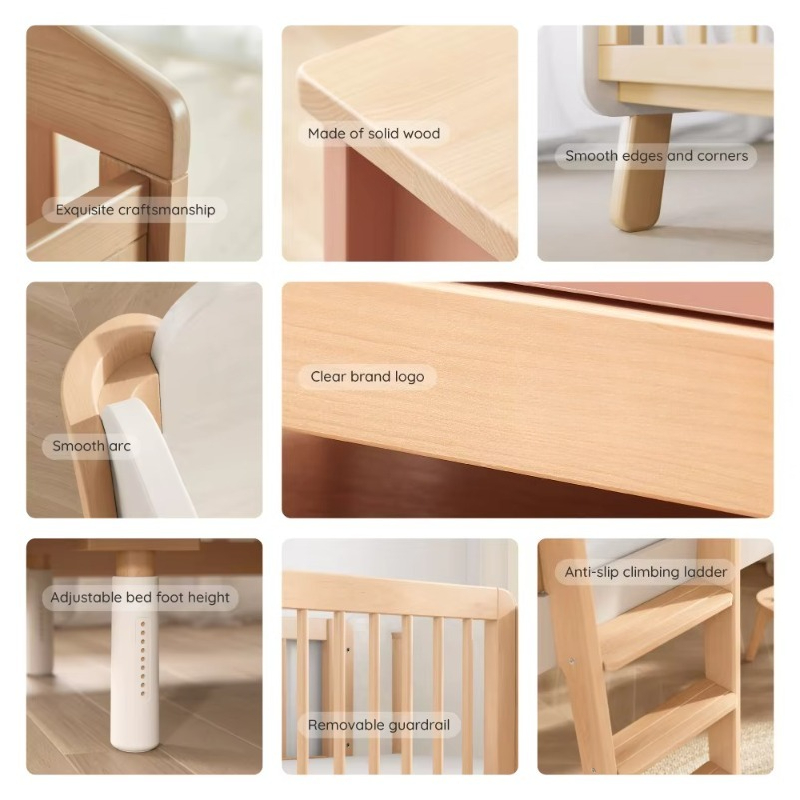 Multifunctional nursery furnit - Convertible Crib Set 评论和价格