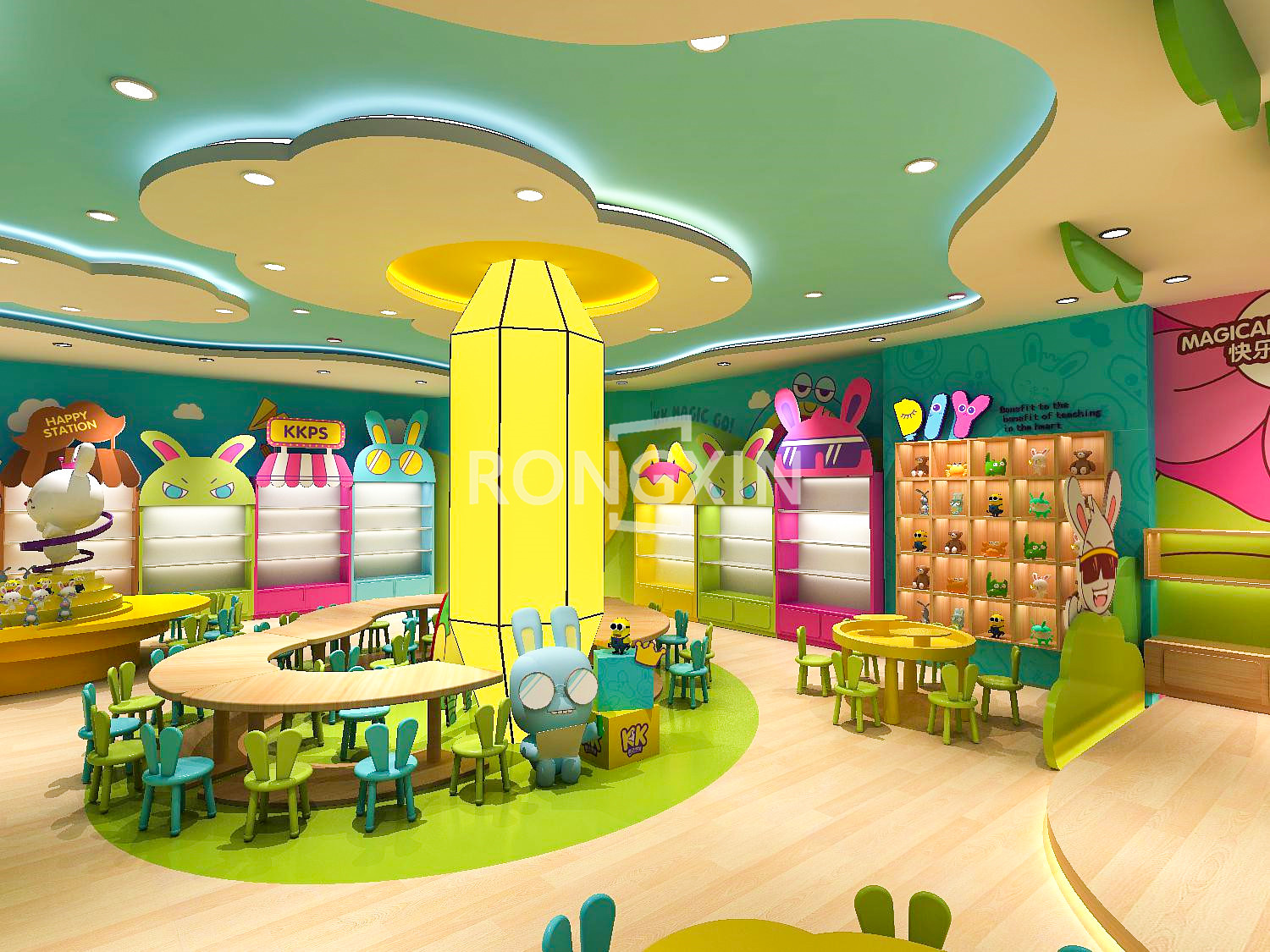 Customized Design Children Nur - Baby Nursery Furniture Sets 评论和价格